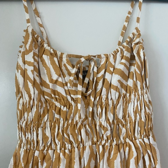 Midi linen dress - Picture 2 of 5